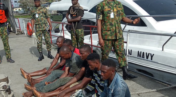 Crude Oil Theft: JTF Takes Over Six Suspects, Seven Boats From Navy